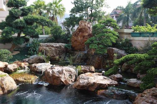 贵阳园林景观,园林景观,假山鱼池